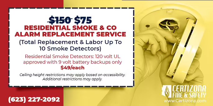 Smoke Alarm Special discount in AZ