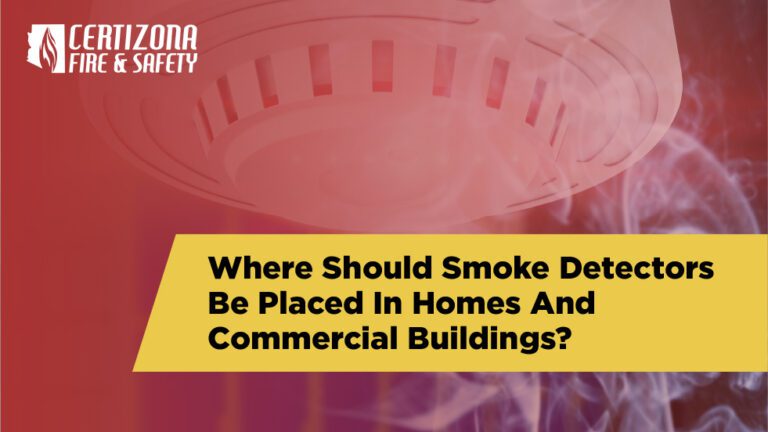 where should smoke detectors be placed in homes and commercial buildings where should smoke detectors be placed