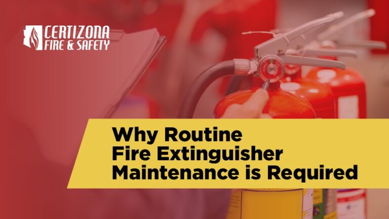 why routine fire extinguisher maintenance is required routine fire extinguisher maintenance explained