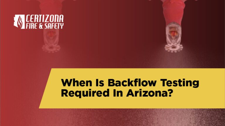 when is backflow testing required in AZ