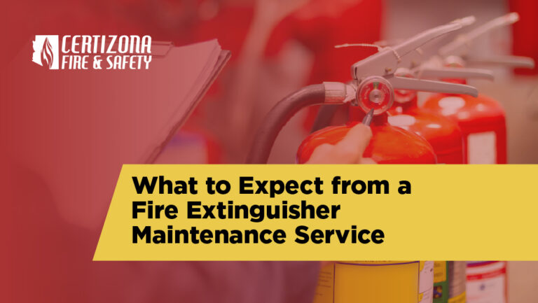 What to Expect from a Fire Extinguisher Maintenance Service Fire Extinguisher Maintenance Service