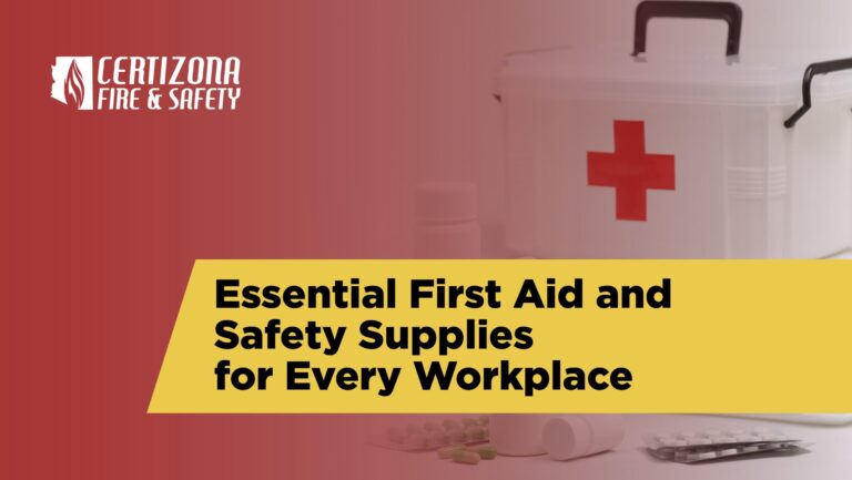 first aid and safety supplies