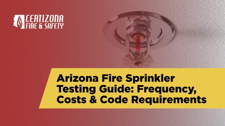 arizona fire sprinkler testing