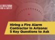fire alarm contractor