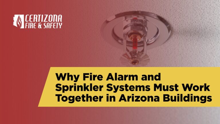 fire alarm and sprinkler